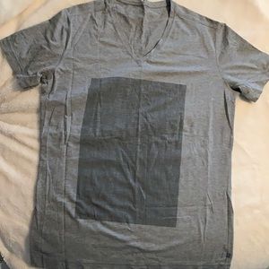 Men’s Lululemon basic v neck tshirt grey new